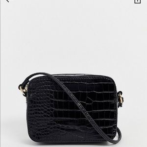 Fake croc skin purse